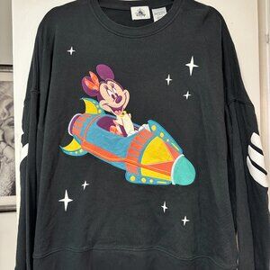 Disney Minnie Mouse Play in the Park Crop Sweatshirt Women's XL